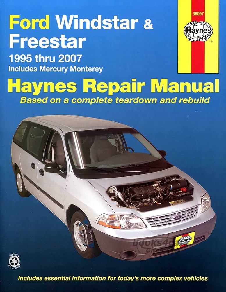view cover of 1995-2007 Ford Windstar & Freestar shop service repair manual by Haynes