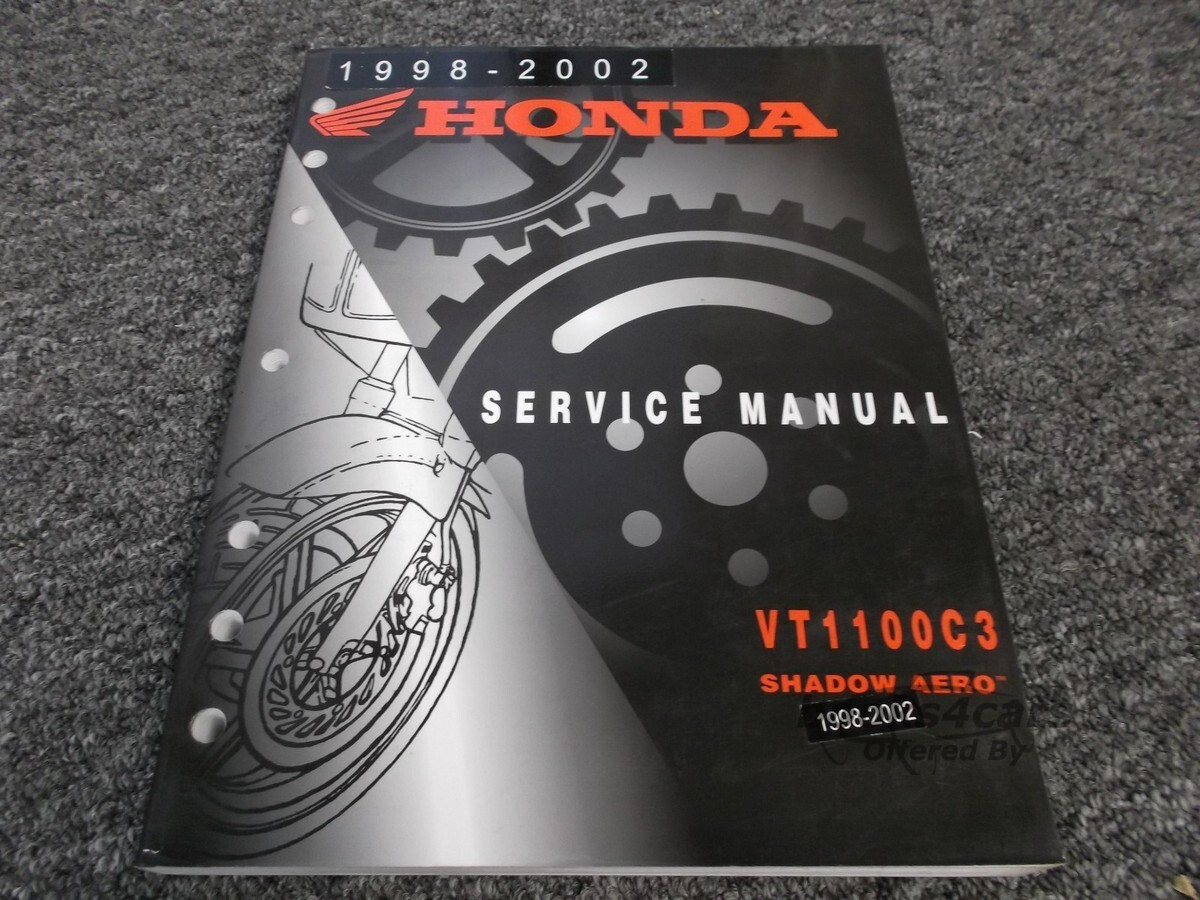 view cover of 1998-2002 VT1100C3 Shadow Aero Shop Service Repair Manual by Honda VT 1100