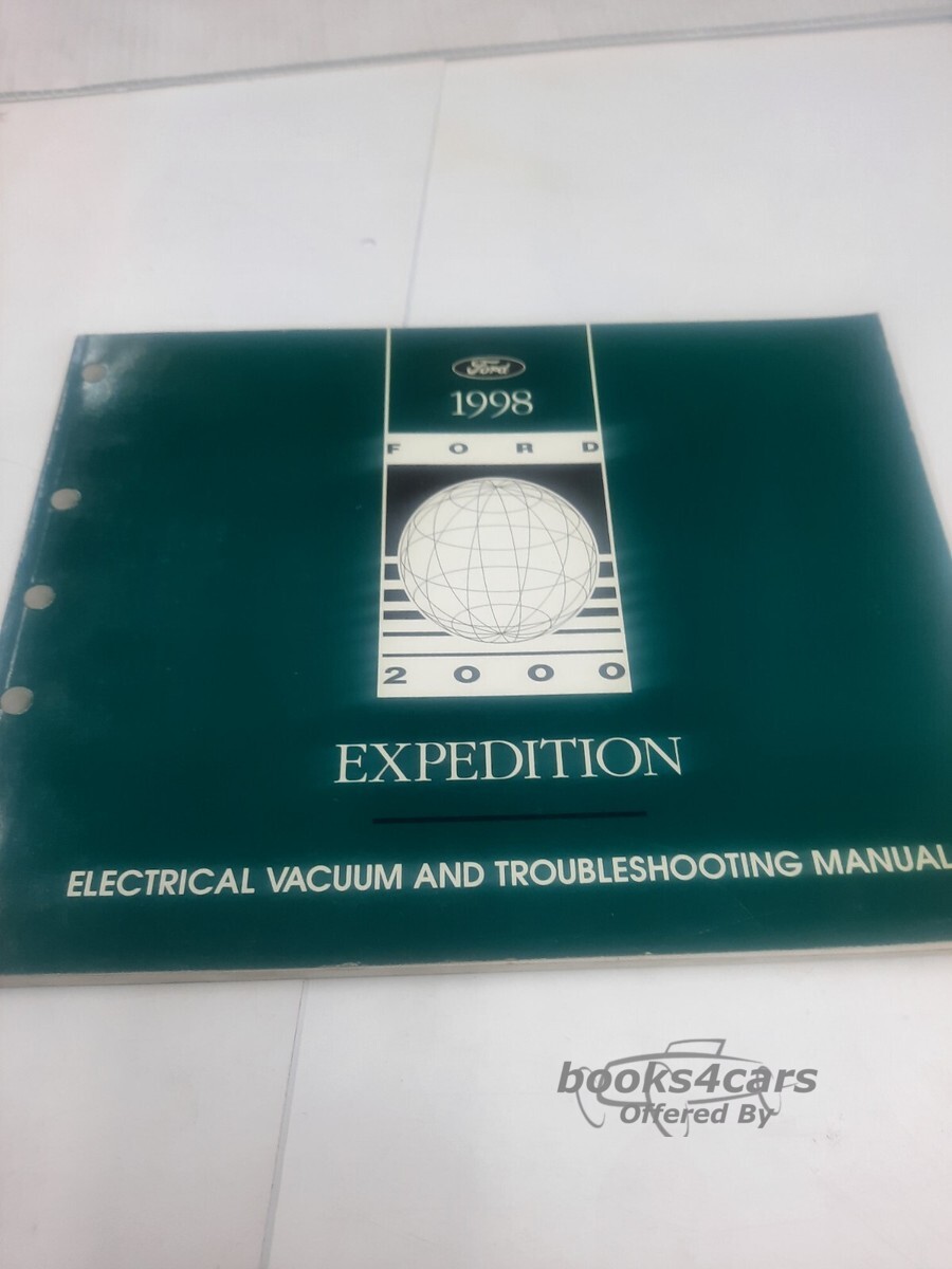 view cover of 1998 Expedition electrical vacuum & troubleshooting manual by Ford Truck