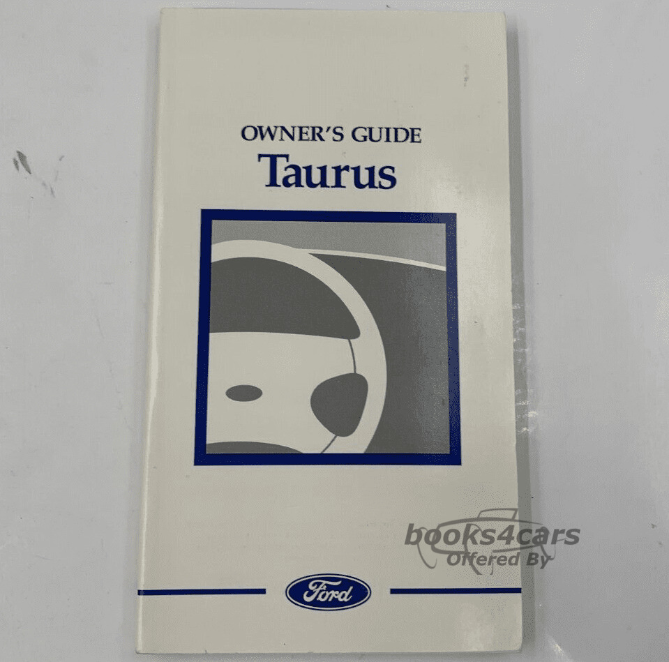 view cover of 1998 Taurus Owners Manual by Ford
