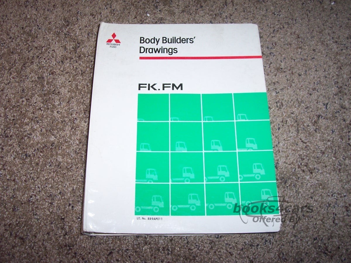 view cover of 1998 Mitsubishi Fuso FK FM Body Builders Drawings