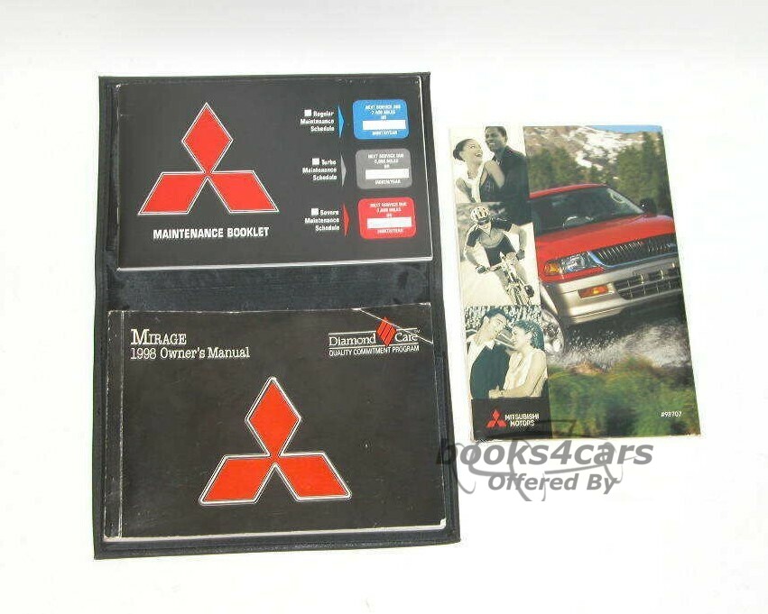 view cover of 1998 Mirage Owners Manual by Mitsubishi