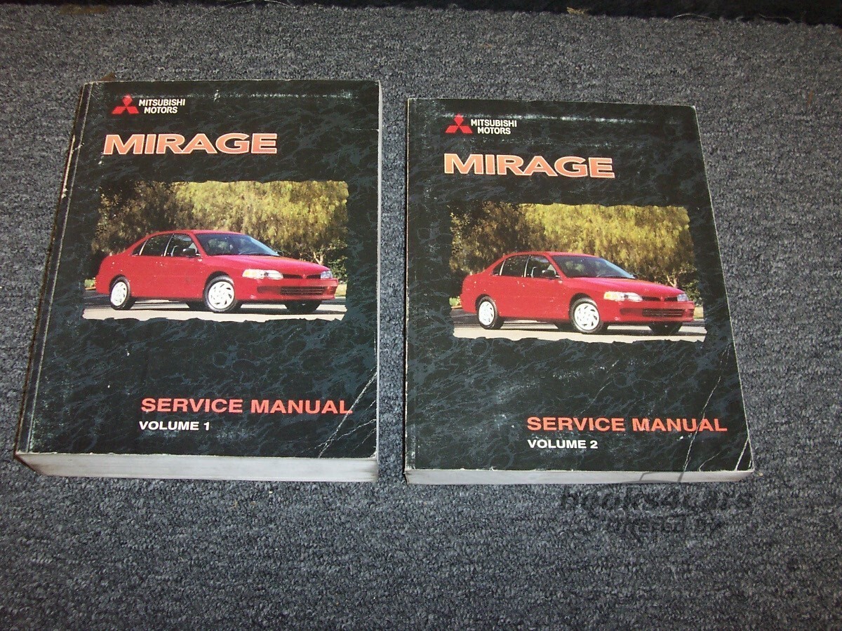 view cover of 1998 Mirage Shop Service Repair Manual 2 Volume set by Mitsubishi