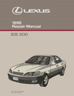 view cover of 1998 ES300 Shop Service Repair Manual by Lexus ES 300