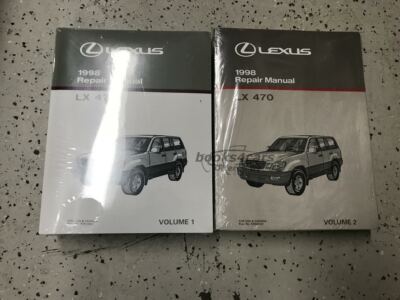 view cover of 1998 LX470 Shop Service Repair Manual Vol 2 by Lexus for LX 470