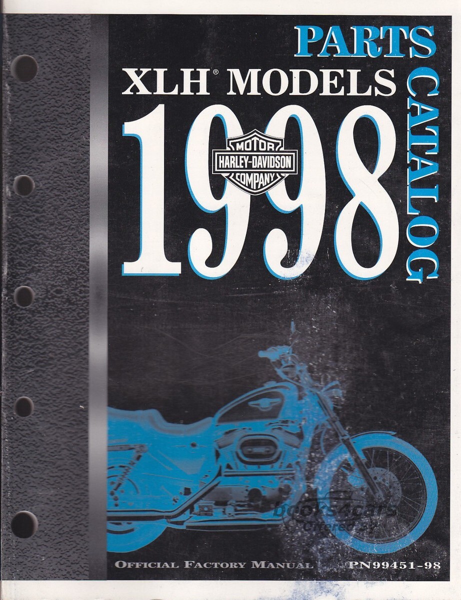 view cover of 1998 Sportster XLH Parts Manual by Harley Davidson