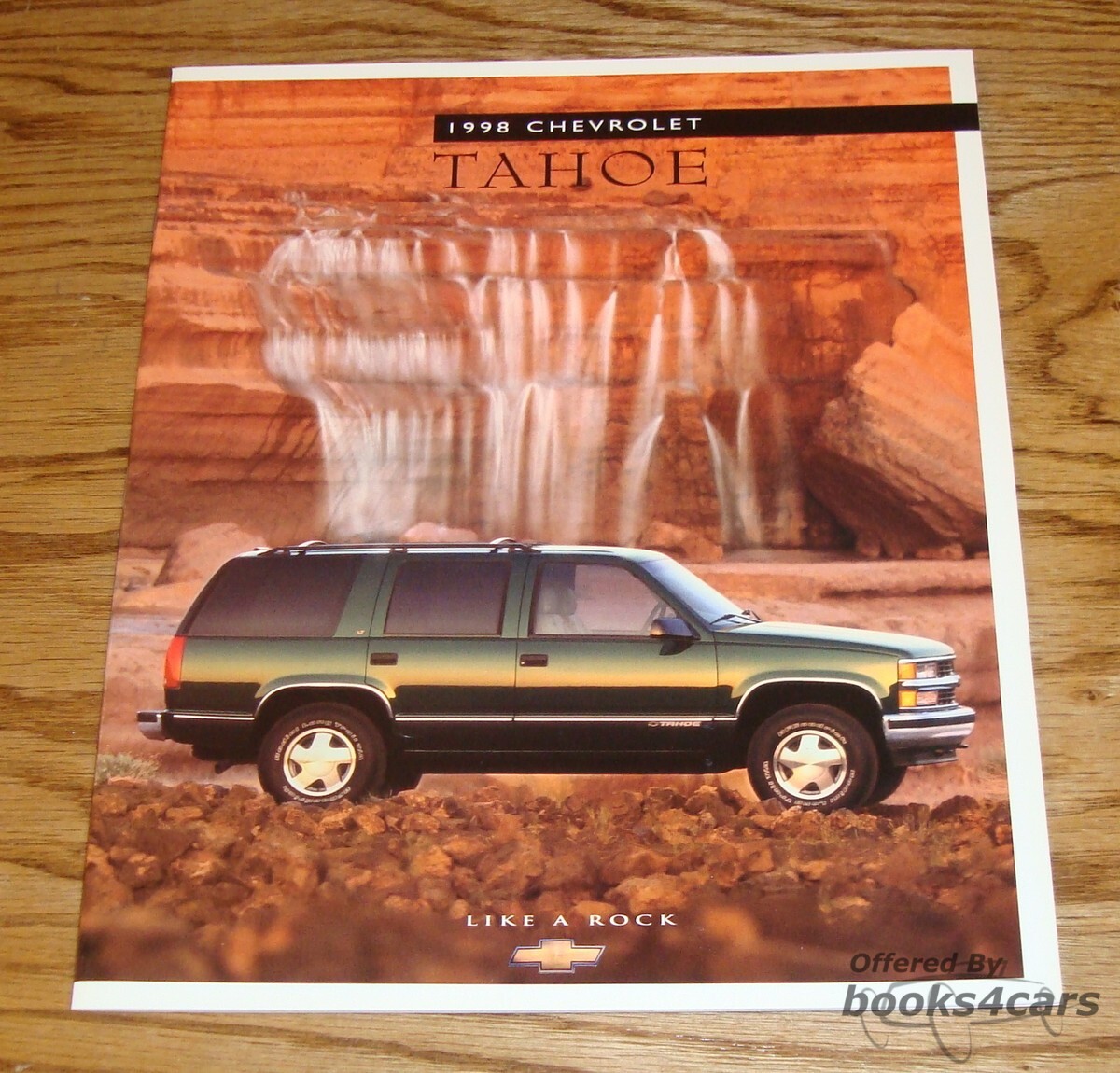 view cover of 1998 Chevrolet Tahoe Sales Brochure By Chevy Truck