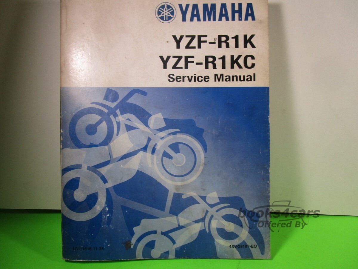 view cover of 1998 YZF-R1K R1KC Shop Service Repair Manual by Yamaha