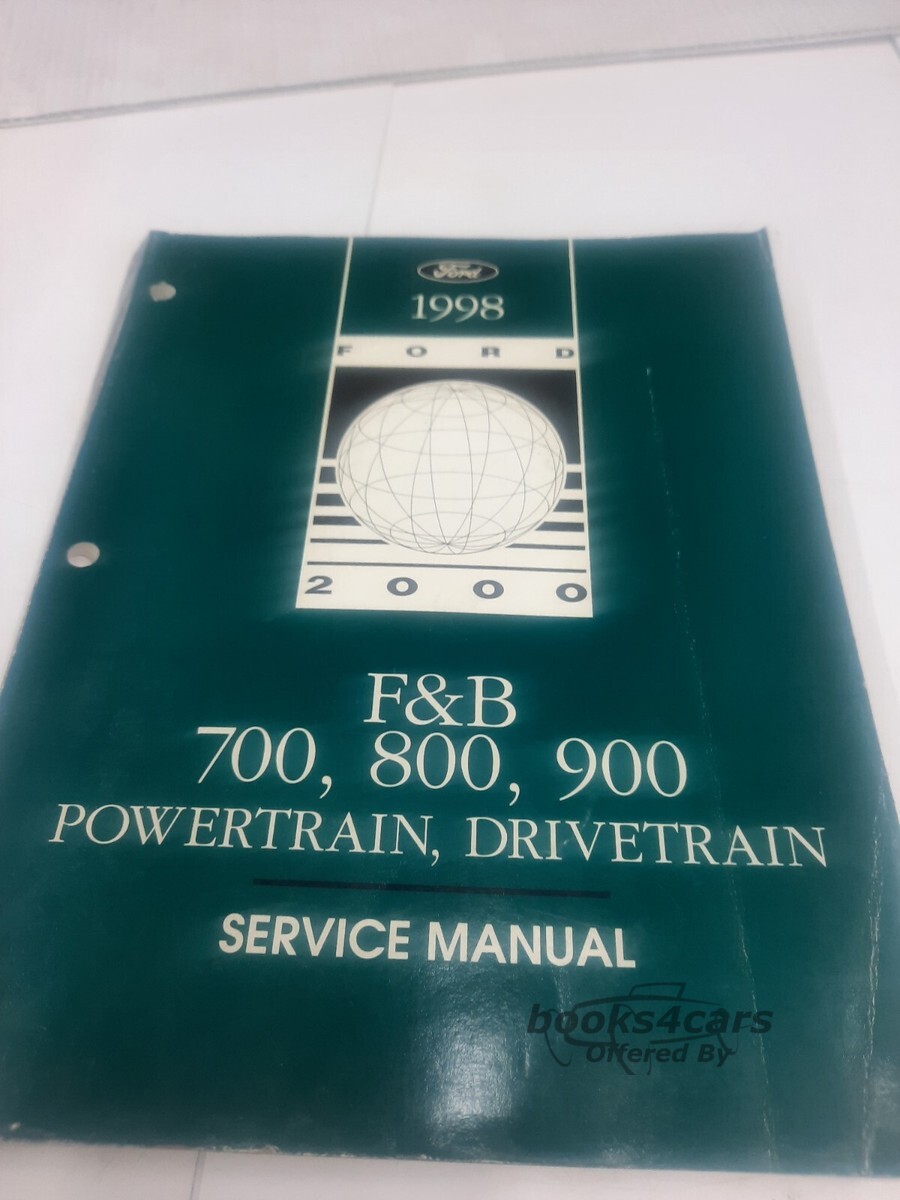 view cover of 1998 700 800 900 Powertrain Drivetrain Shop Service Manual