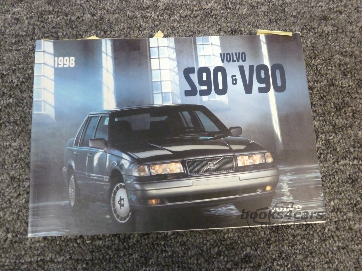 view cover of 1998 Volvo S90 and V90 owners manual