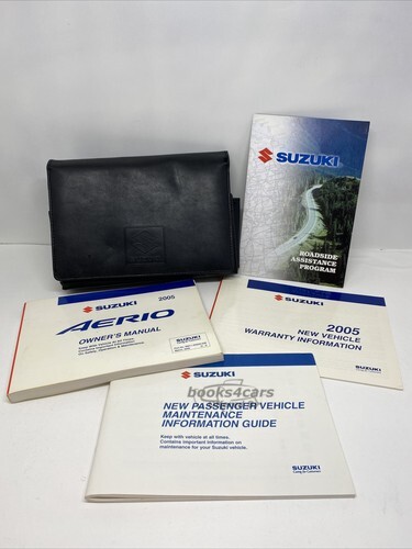 view cover of 2005 Suzuki Aerio Owners Manual