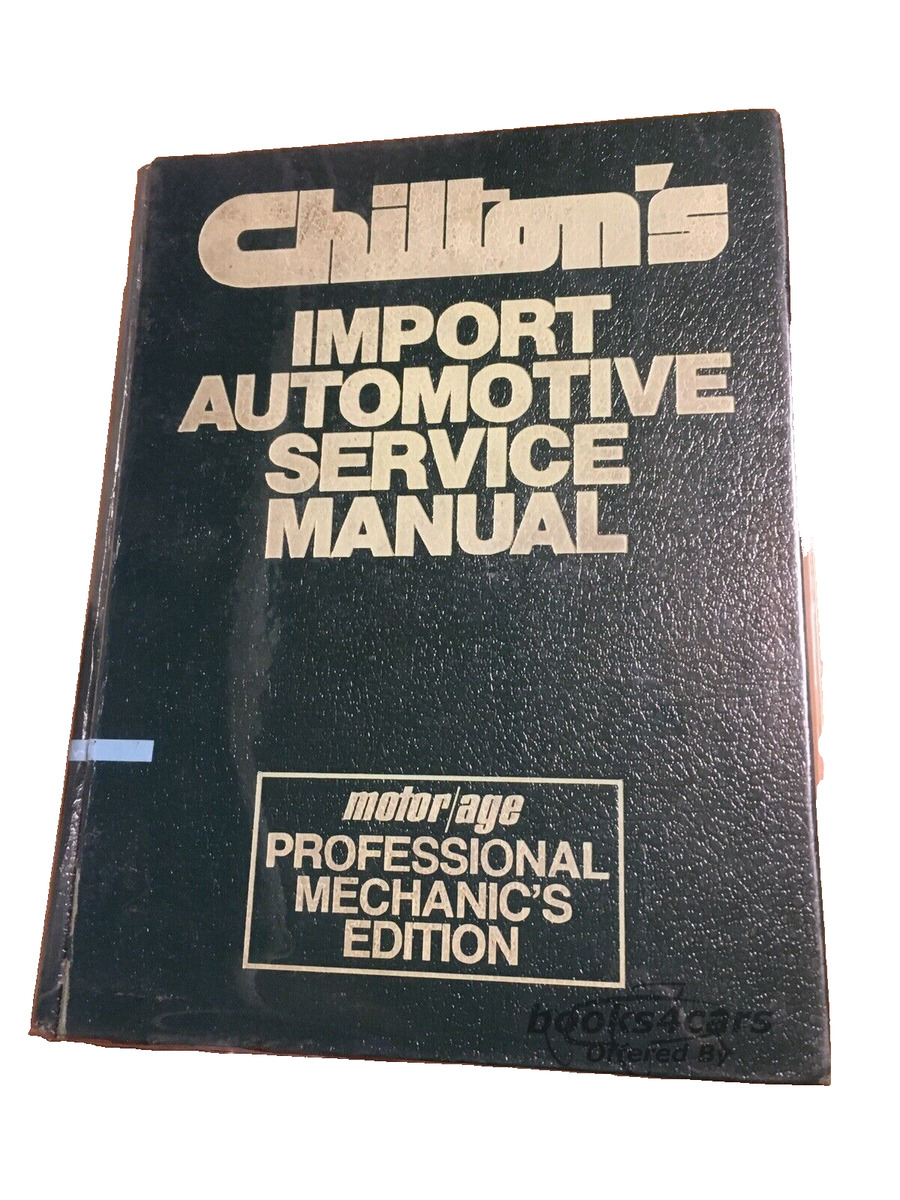 view cover of 1997-2001 Import Chiltons Import Auto Service Manual. Profissional Technicians Edition.