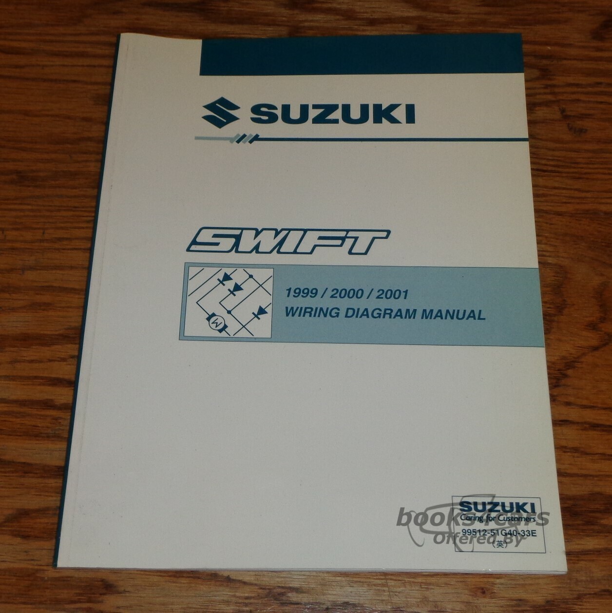 view cover of 1999-2001 Swift Wiring Diagram by Suzuki