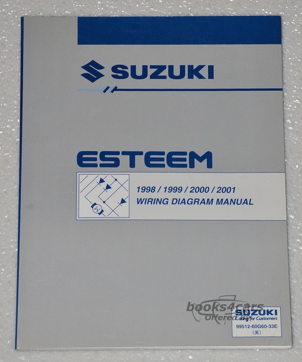 view cover of 1998-2001 Esteem Wiring Diagram by Suzuki