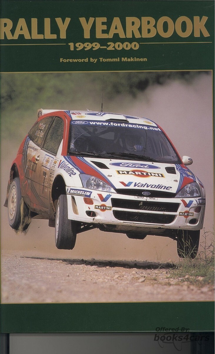 view cover of 1999-2000 Rally Yearbook The reference work for Rally Fans hardcover 160 colour pages