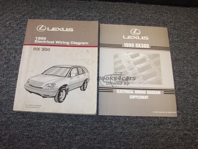 view cover of 1999 RX300 Electrical wiring diagrams Service Manual by Lexus RX 300