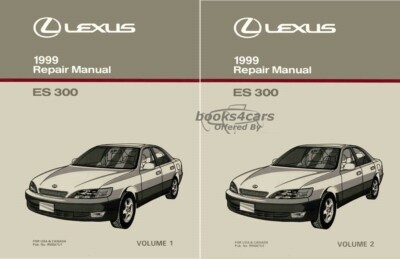 view cover of 1999 ES300 Shop Service Repair Manual Engine Chassis & Body by Lexus for ES 300