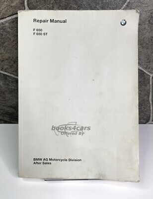 view cover of F650 F650 ST shop service repair manual by BMW