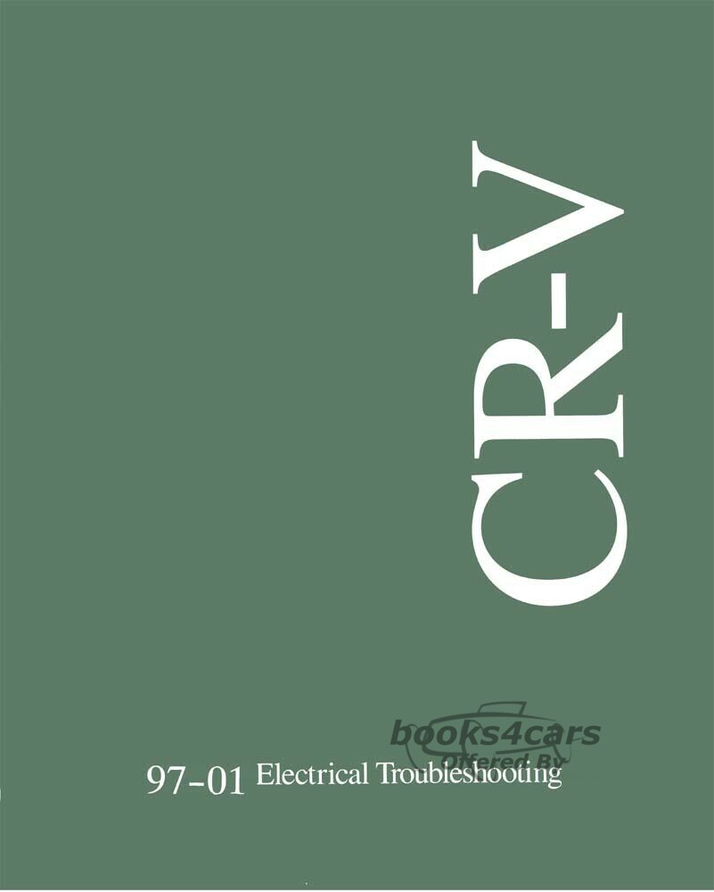 view cover of 1997-2001 CRV Electrical Trouble Shooting Manual by Honda
