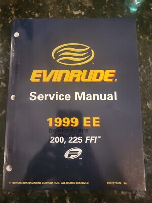 view cover of 1999 EE 200, 225 FFI Service Manual by Evinrude