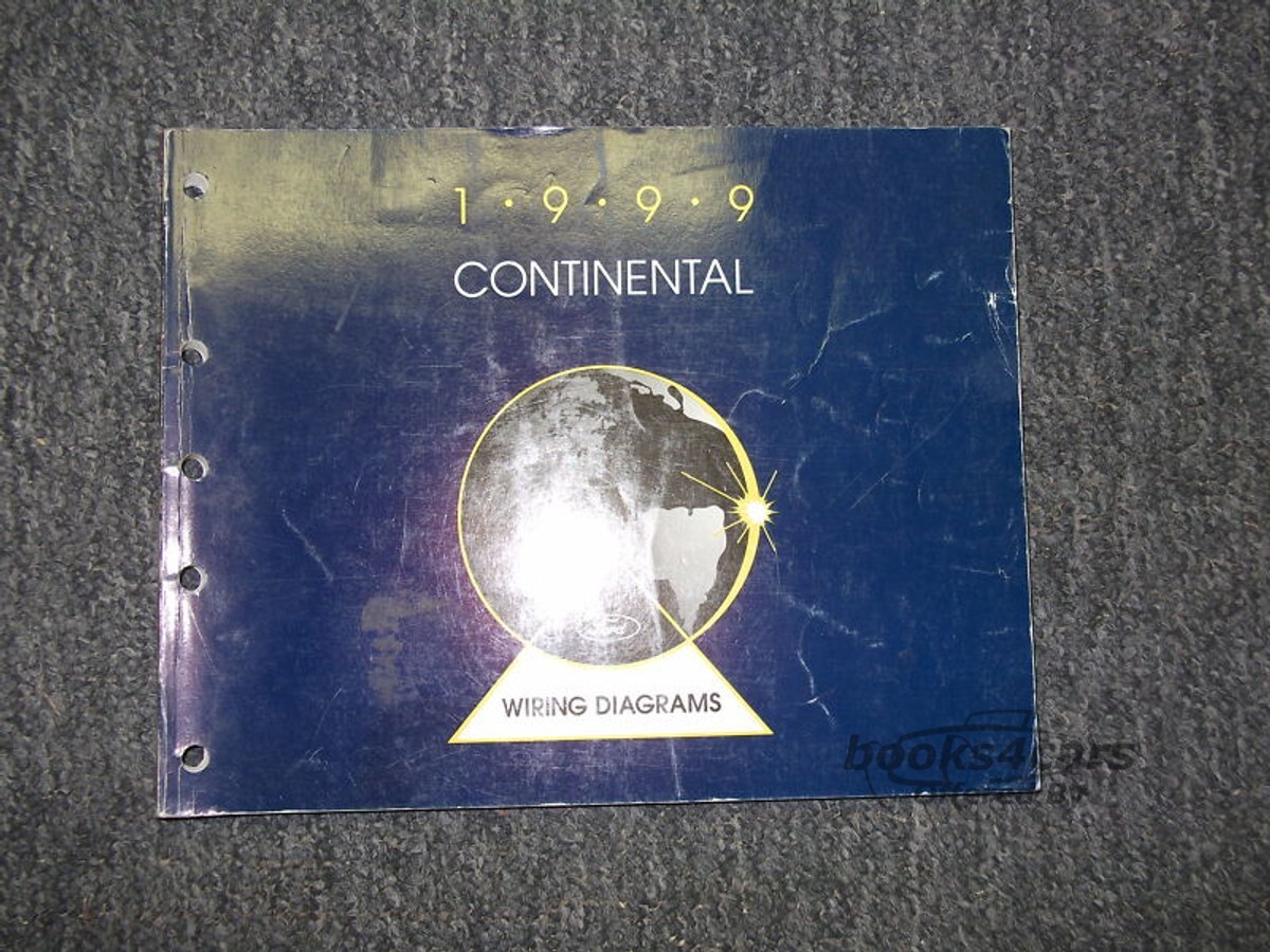 view cover of 1999 Continental Wiring Diagrams Manual by Lincoln