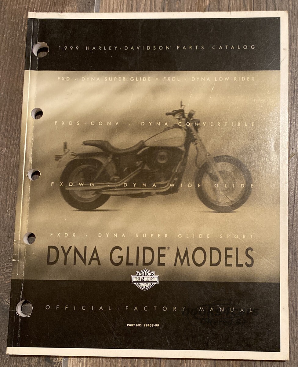 view cover of 1999 Dynaglide Shop Service Repair Manual by Harley Davidson