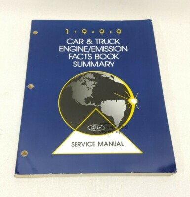 view cover of 1999 Engine/Emission Facts Book Summary for Car & Truck by Ford