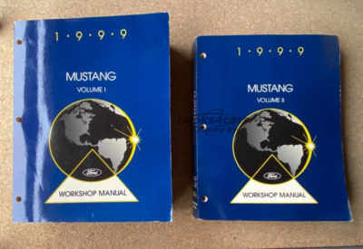view cover of 1999 Mustang Shop Service Repair Manual 2-volume set by Ford