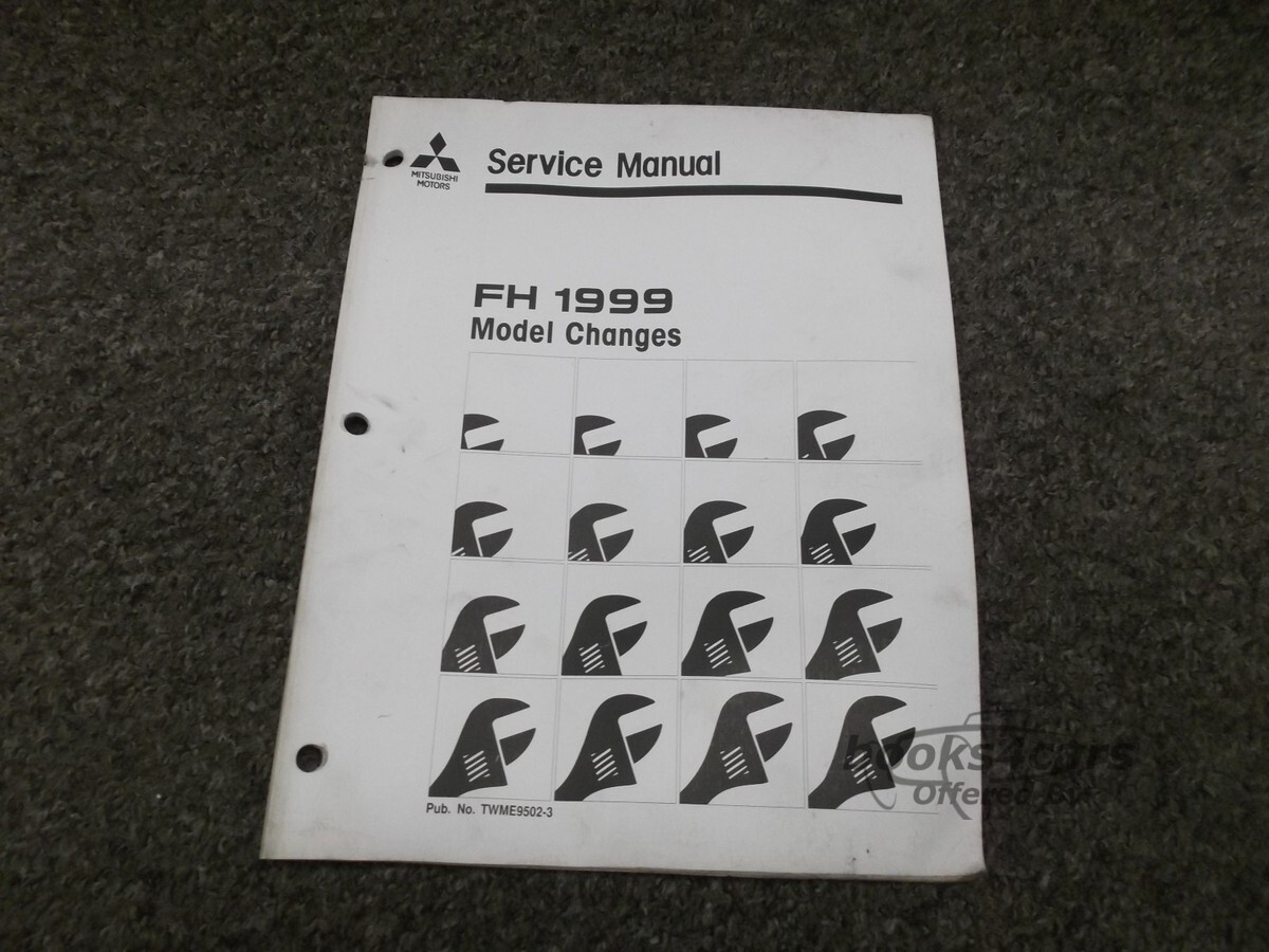 view cover of 1999 Mitsubishi Fuso Model Year Changes