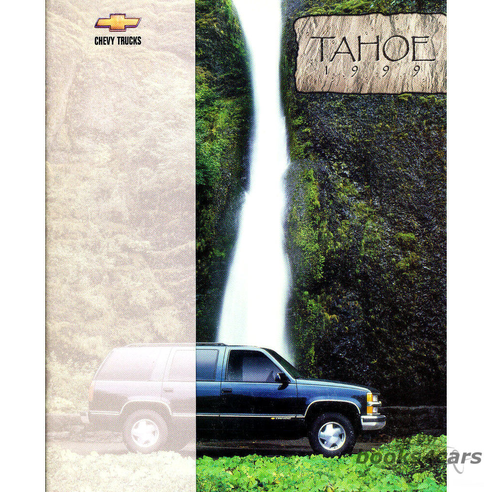view cover of 1999 Chevrolet Tahoe Sales Brochure By Chevy Truck