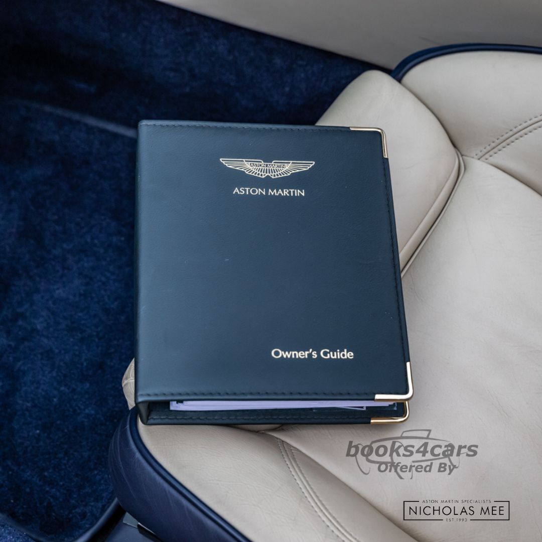 view cover of Vantage owners manual for DB7 Vantage by Aston Martin