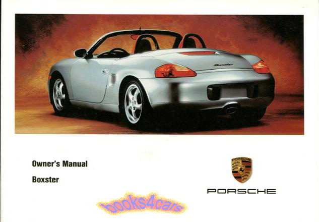view cover of 1999 Boxster owners manual by Porsche
