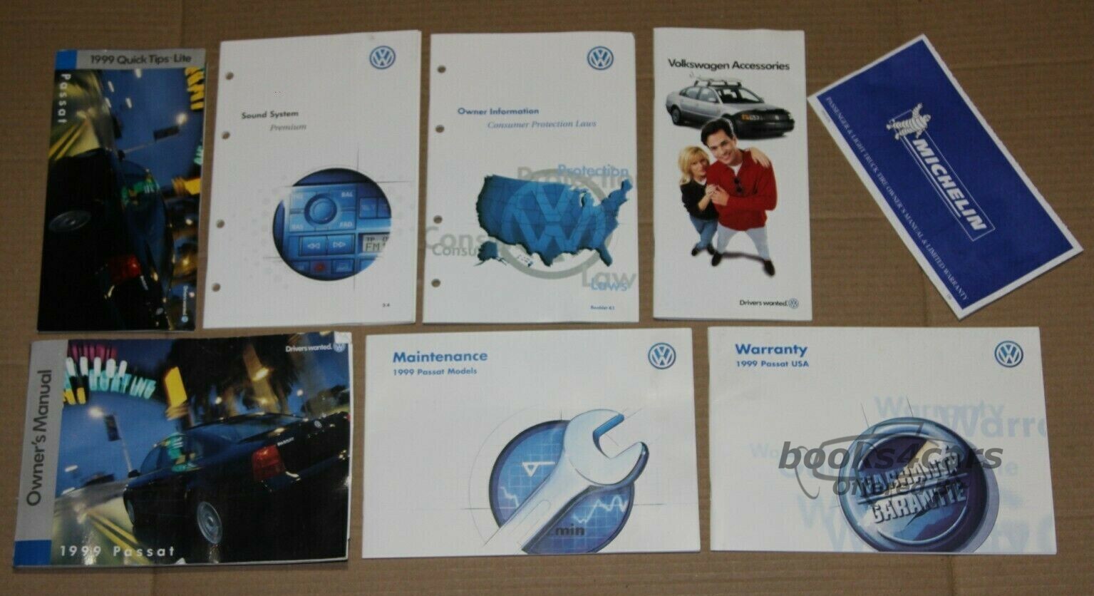 view cover of 1999 Passat Owners Manual by Volkswagen