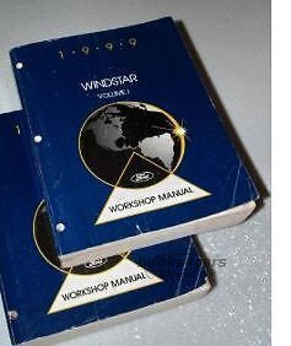 view cover of 1999 Windstar Shop Service Repair Manual by Ford
