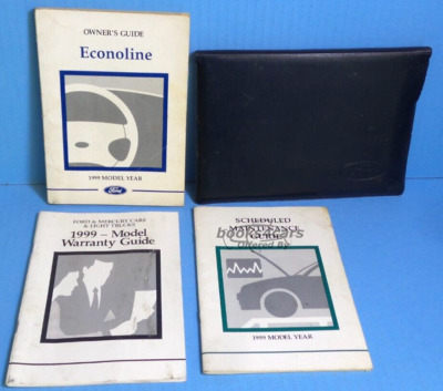 view cover of 1999 Econoline owners manual by Ford E - Series