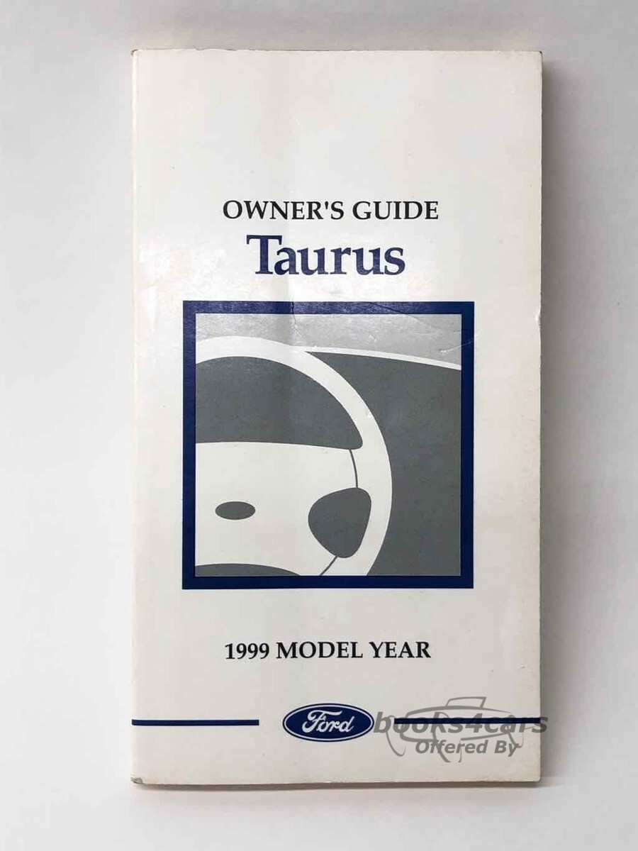 view cover of 1999 Taurus Owners Manual by Ford