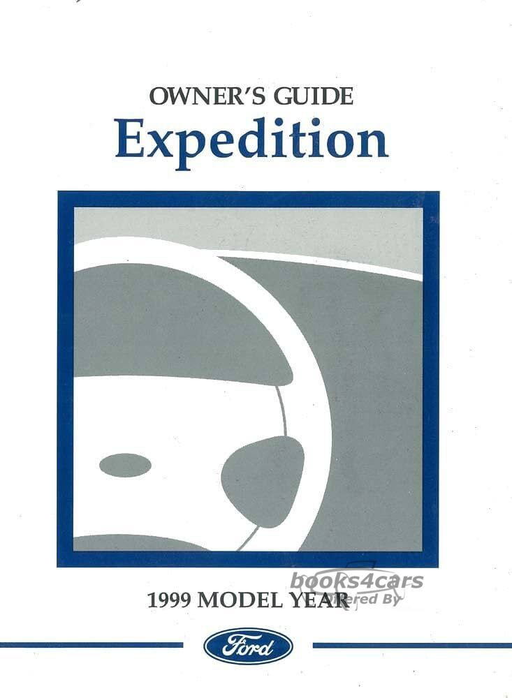 view cover of 1999 Expedition Owners Manual by Ford