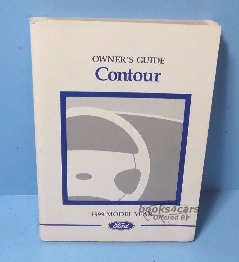 view cover of 1999 Contour Owners Manual by Ford
