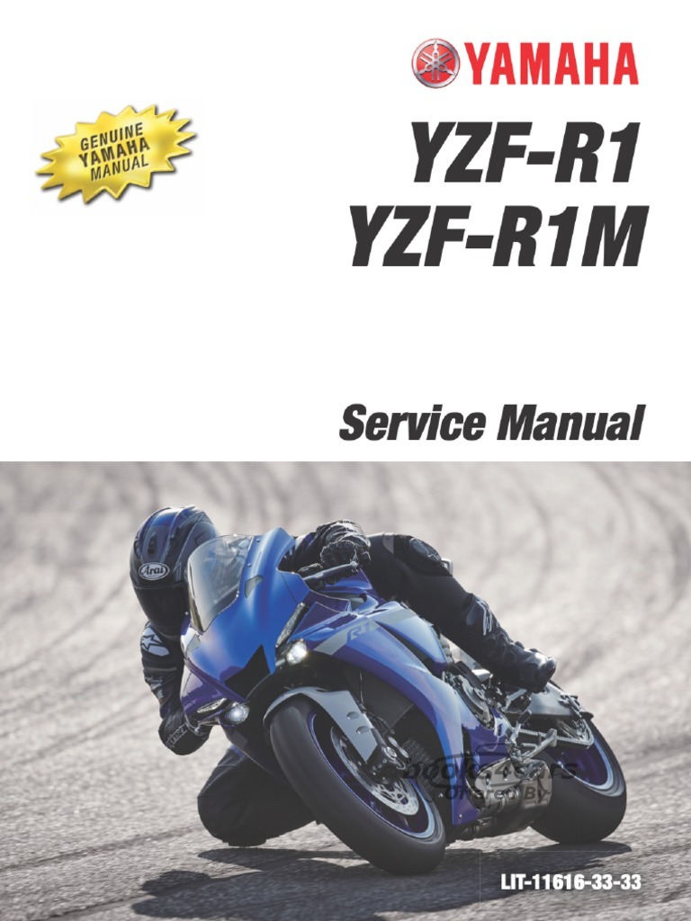 view cover of 1999 YZF-R1L (LC) Service Manual by Yamaha