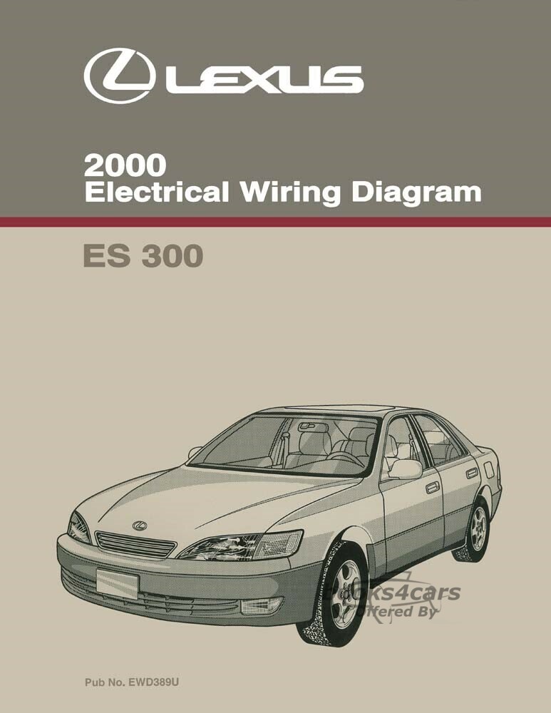 view cover of 2000 ES300 Electrical Wiring Diagrams Manual by Lexus for ES 300