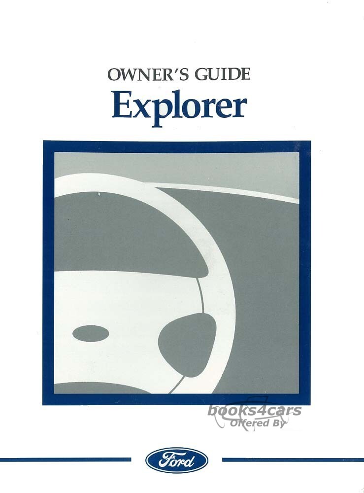 view cover of 2000 Explorer Owners Manual by Ford