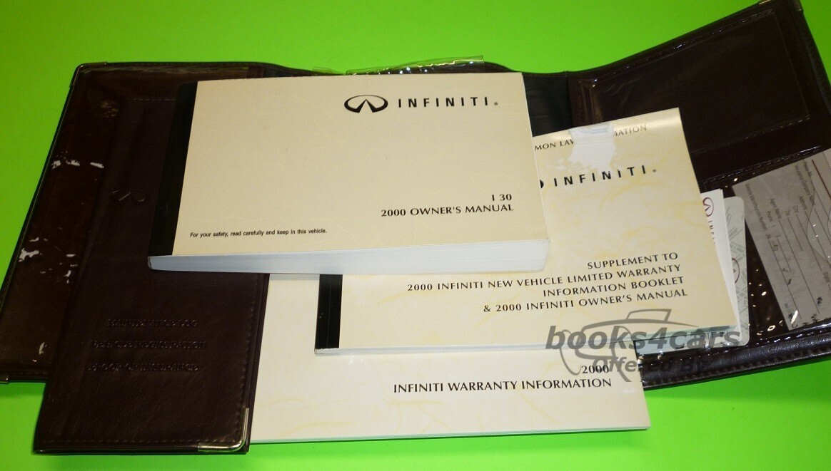 view cover of 2000 I30 Owners Manual by Infiniti for I 30