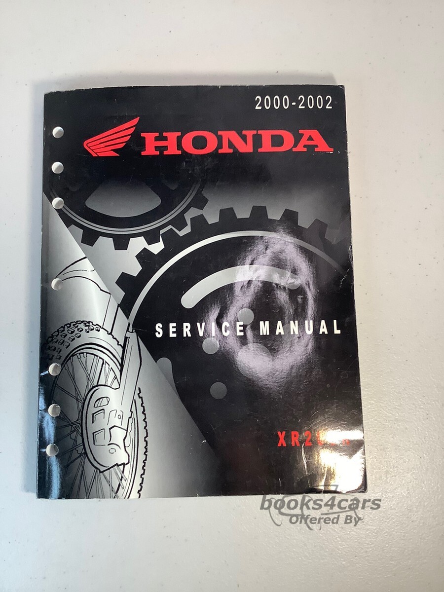 view cover of 2000 XR 200 R Shop Service Repair Manual by Honda