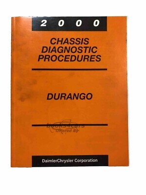 view cover of 2000 Durango Chassis Diagnostic Procedures Shop Service Repair Manual by Dodge