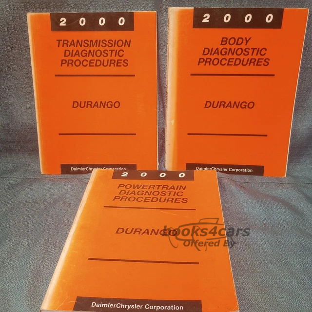 view cover of 2000 Durango Transmission Diagnostic Procedures Manual by Dodge