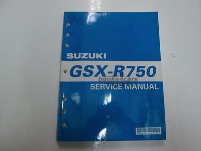 view cover of 2001-2002 GSX-R750 Shop Service Repair Manual by Suzuki GSX R750
