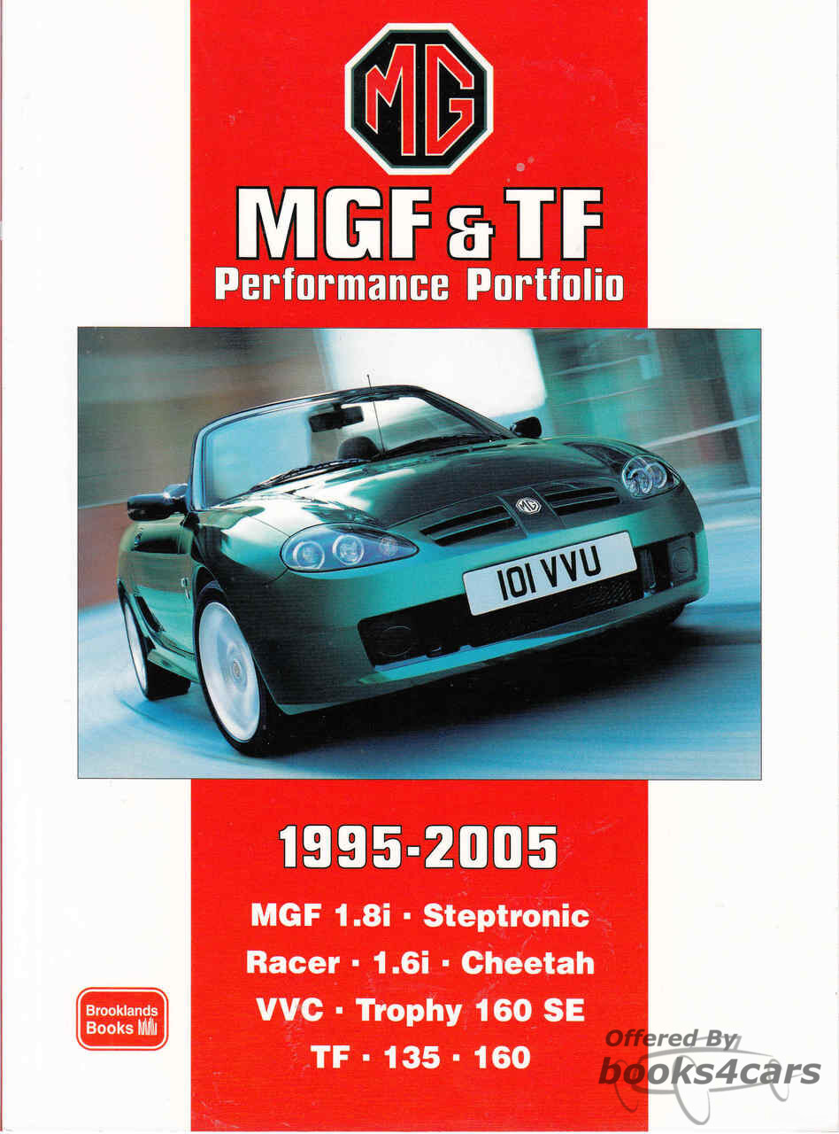 view cover of 1995-2005 MGF TF Performance Portfolio of Articles about the MGF and TF by Brooklands