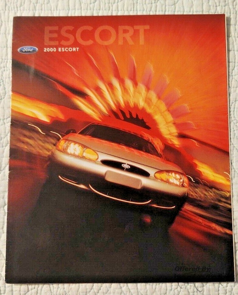 view cover of 2000 Ford Escort Sales Brochure