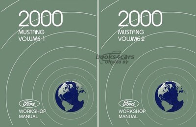 view cover of 2000 Mustang Shop Service Repair Manual by Ford