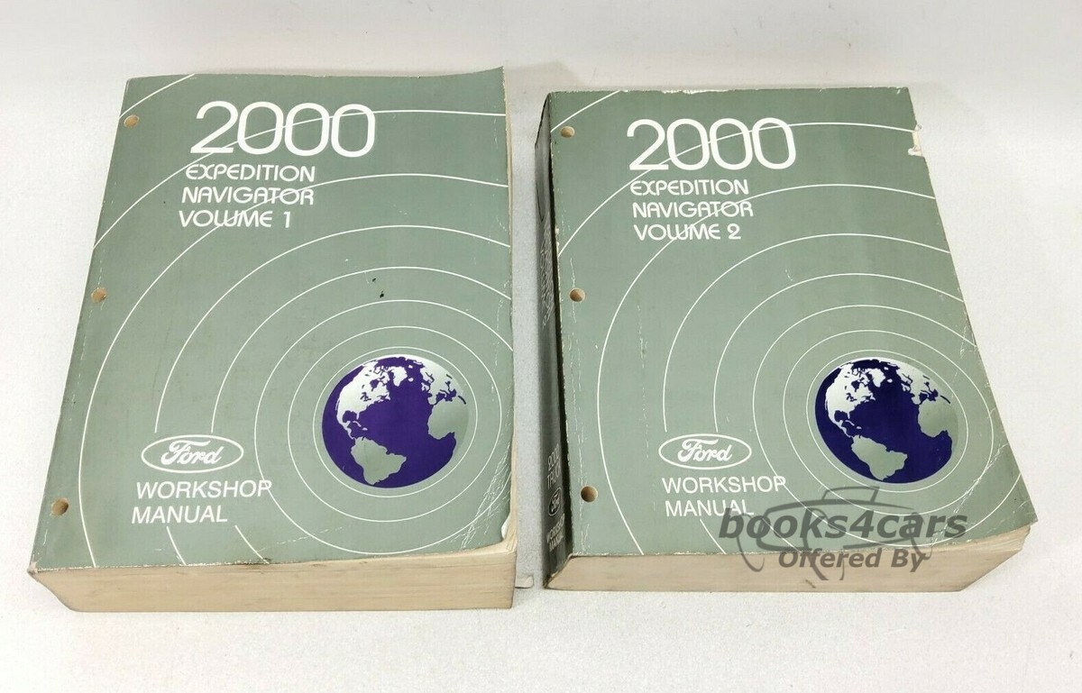view cover of 2000 Expedition Navigator shop Service repair Manual by Ford Lincoln (2-volume set)